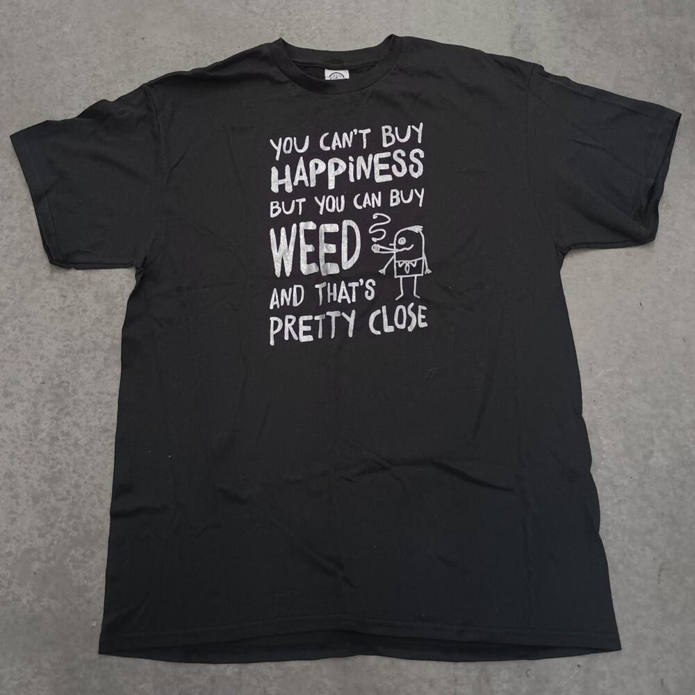 Y2K Era - Vintage Vacation Souvenir Shop Stoner 420 Tee - Mens LARGE (L) T-Shirt